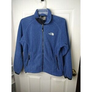 The North Face Blue Polar tech Zip Collared Fleece Jacket. Size  M